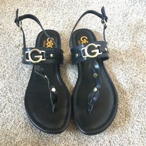 Guess black sandals